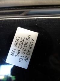 фото thumb №11, Дверь правый перед правое передние audi a3 s3 8v 5d hb ly9b