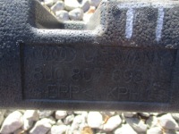 Балка усилитель бампера задняя абсорбер audi tt 8j ii cabrio 8j0807695 Недорого, фото thumb