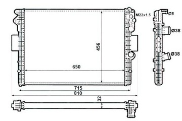 фото thumb №2, Радиаторов iveco daily 2,8d 99- nrf