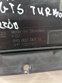 Cayenne gts turbo спойлер накладка бампер перед 9y0807061b Недорого, фото thumb