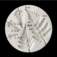 силиконовая форма FERN LEAF FERN сахарная паста