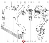 фото thumb №2, Прокладка трубка turbo renault laguna iii 2.0dci