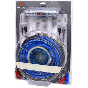 NECOM CABLES КАБЕЛИ ДЛЯ УСИЛИТЕЛЯ С ПРЕДОХРАНИТЕЛЕМ RCA БЛОК ПИТАНИЯ 35 мм2