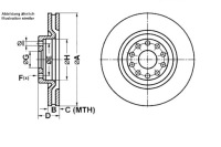 Купити Ate гальмівні диски гальмівні 2szt. lancia thesis 2.0-3.2, фото thumb