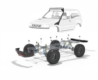 фото thumb №1, Nissan terrano ii r20 3 двері / кузов lift 50mm lift 2 cale болти класу 10.9