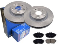 фото thumb №1, Гальмівні диски гальмівні колодки ate перед toyota auris e18 296mm