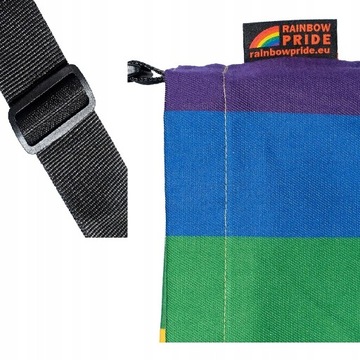 Сумка Rainbow Pride, радужный хлопок