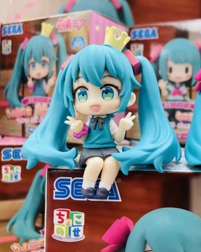 Figurka Anime Vocaloid Hatsune Miku Chokonose Mini 16th Anniversary SEGA