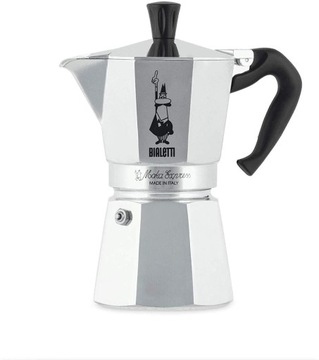 Кофеварка BIALETTI Moka Express 6 TZ Серебристый и черный