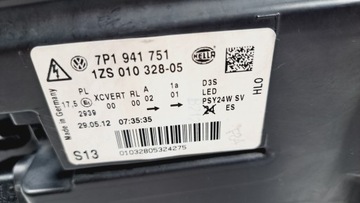 фото thumb №13, Vw touareg ii 2010-14 лампа ліва ксенон led 7p1941751