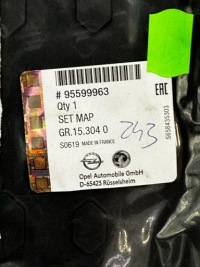 фото thumb №1, Килимки гумові combo-e оригінальний номер 95599963