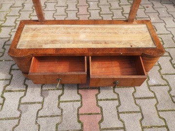 Туалетный столик ар-деко - орех - Vintage Designподписанный