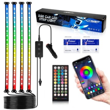 RGB СВЕТОДИОДНОЕ ОСВЕЩЕНИЕ ИНТЕРЬЕРА САЛОНА АВТОМОБИЛЯ