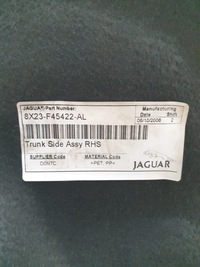 фото thumb №7, Обшивка багажника правый задняя jaguar xf