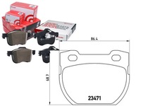 фото thumb №1, Комплект тормозные колодки тормозных brembo sfp000130 sfp00