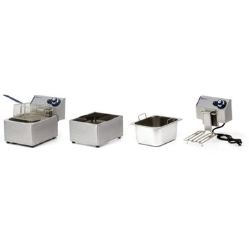 Frytownica dwukomorowa Hendi 205846 8 l 6000 W