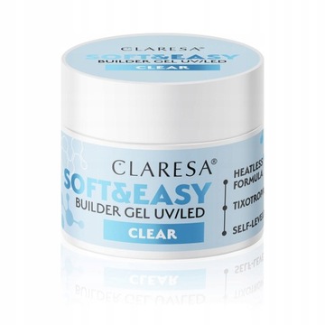 Claresa CLEAR гель для наращивания ногтей 12г