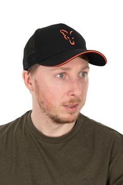 Кепка Fox Collection Trucker Черный/Оранжевый