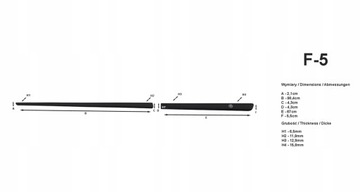 фото thumb №12, Планки боковые дверь защитные накладки do subaru impreza iii gh 2007-2013 хэтчбек