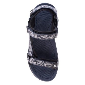 Sandały męskie HI-TEC czarno-granatowe buty letnie sportowe rozmiar 42