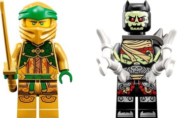 LEGO NINJAGO LLOYD'S Clash With MECH EVO 71781 - ЗОЛОТОЙ НИНДЗЯ + КАТАЛОГ 2024 г.