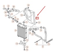 фото thumb №8, Audi rs5 8t додатковий охолоджуюча рідина радіатор кронштейн 8k0121259