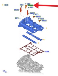фото thumb №1, Клапан faz распределительный вал 1.0 1.5 eb focus puma kuga 2020- 2512380 _ h6bg-6h082-ab