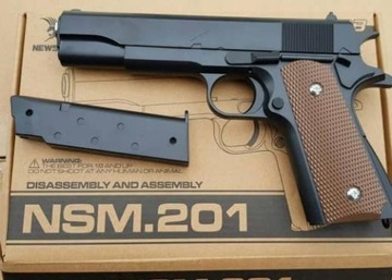 REPLIKA PISTOLET NA KULKI NSM 201 COLT 1911 ASG