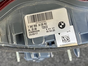 фото thumb №12, Bmw seria 7 g11 g12 лампа правая левая зад w крышка багажника 7342967 7342968