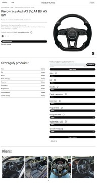 фото thumb №14, Модифікація кермо audi a3 8v a4 b9 a5 8w тюнінг custom карбон s-line