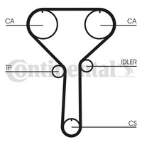 фото thumb №2, Ремінь розподільного валу do kia shuma