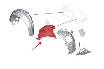 фото thumb №9, Bmw 7 g11 материал подкрылок правые перед запчасть задняя