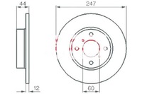 фото thumb №1, Kamoka гальмівні диски гальмівні 2szt opel agila 00-
