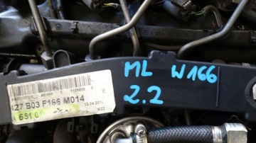 фото thumb №6, Двигатель комплектный mercedes w166 2.2 cdi код 651960 157 tys пробег