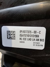 фото thumb №8, Tesla 3 1077375-00-cc лампа лівий перед ліва