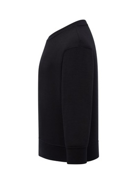Ciepła BLUZA DRESOWA dziecięca JHK SWRK-290 czarna 12-14 BK 158