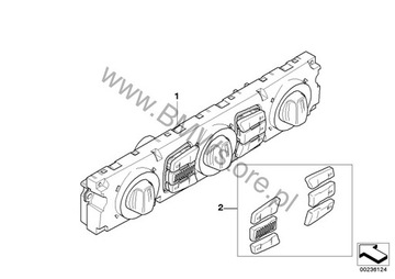 фото thumb №10, Bmw 5 e60 e61 панель управление воздуховод кондиционера обычный базовый 6950628