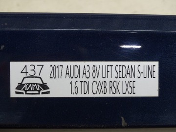 фото thumb №14, Планка пороговая правая audi a3 8v рестайлинг sedan s-line lx5e 8v5853860 8v5854536