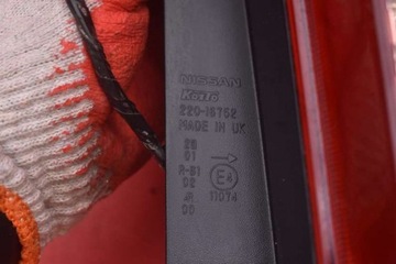 фото thumb №8, Лампа правая зад задняя 220-16752 nissan note 1 i e11 05-09