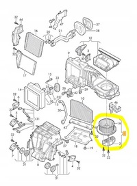 фото thumb №4, Bmw x5 e70 | вентилятор салона воздуходувка обдув кабины / салона | двигатель вентилятора | 64116971108 | 64119229658
