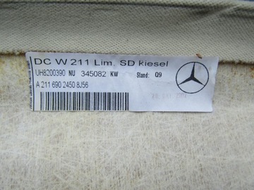 фото thumb №10, 2 mercedes w211 02-06 sedan стеля pod люк колір кремовий бежевий