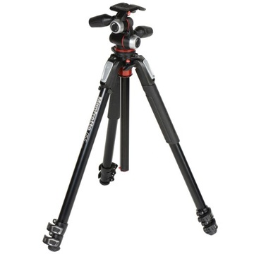 ЛЕГКИЙ ФИРМЕННЫЙ ШТАТИВ С ТРОЙНОЙ ГОЛОВКОЙ. MANFROTTO 055XPRO3 183 СМ 8 КГ