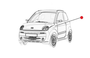 фото thumb №1, Крило лівий мікрокар m.go iii iv due сірий оригінал