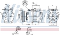фото thumb №12, Компресор кондиціонера nissens 977013k520 70051075