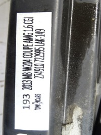 фото thumb №16, Kpl передняя панель усилитель балка радиатор mercedes w204 1.8 рестайлинг