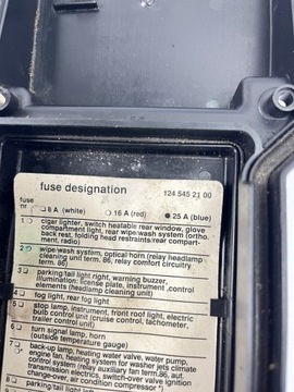 фото thumb №8, Кришка кришка коробка запобіжників mercedes r129 sl w124 1245400182