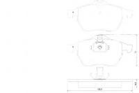 фото thumb №9, Тормозные колодки тормозной. opel vectra b 95-02