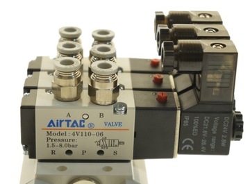 Wyspa 3 zaworowa AIRTAC Seria 100 5/2 - 1/8 - 12 V - 24V - 230 V