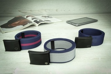 3pack paskow MESKICH Gracio PARCIANE rożne kolory