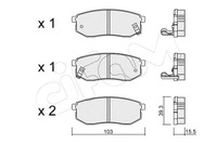 фото thumb №1, Cifam гальмівні колодки гальмівні kia joice 00- задня